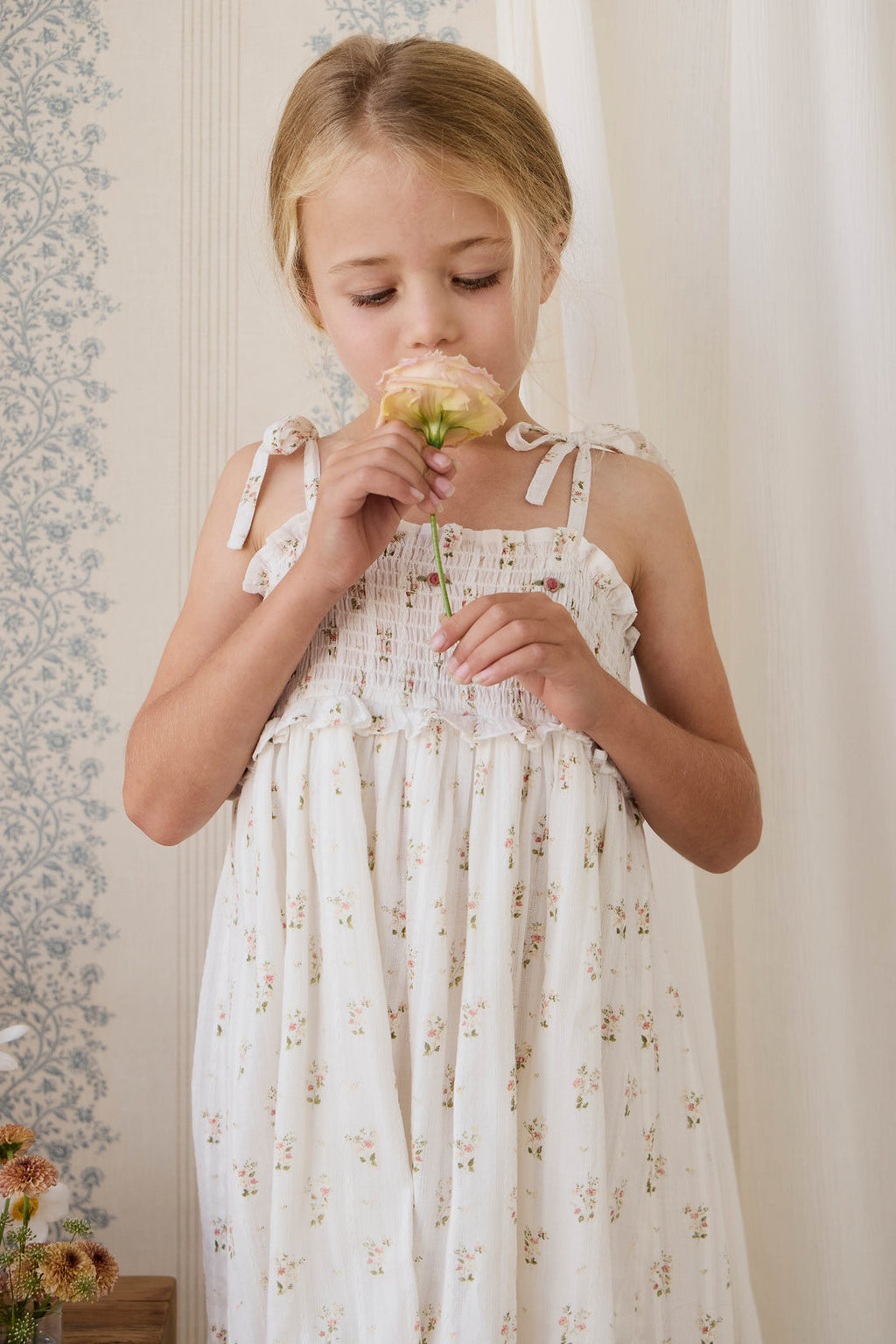 Organic Cotton Saylor Dress - Josepha Egret