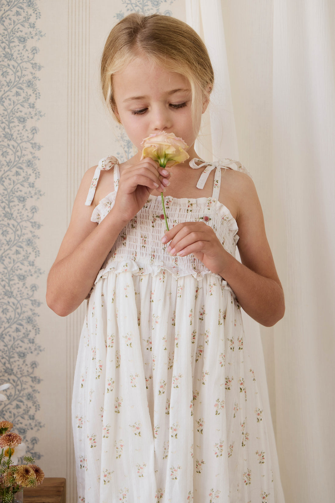 Organic Cotton Saylor Dress - Josepha Egret