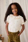 Organic Cotton Marlene Top - Josepha Egret Small