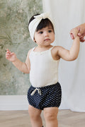 Organic Cotton Classic Bloomer - Lisa Petite Indigo