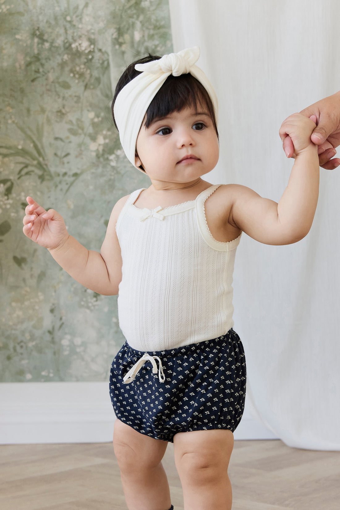 Organic Cotton Classic Bloomer - Lisa Petite Indigo