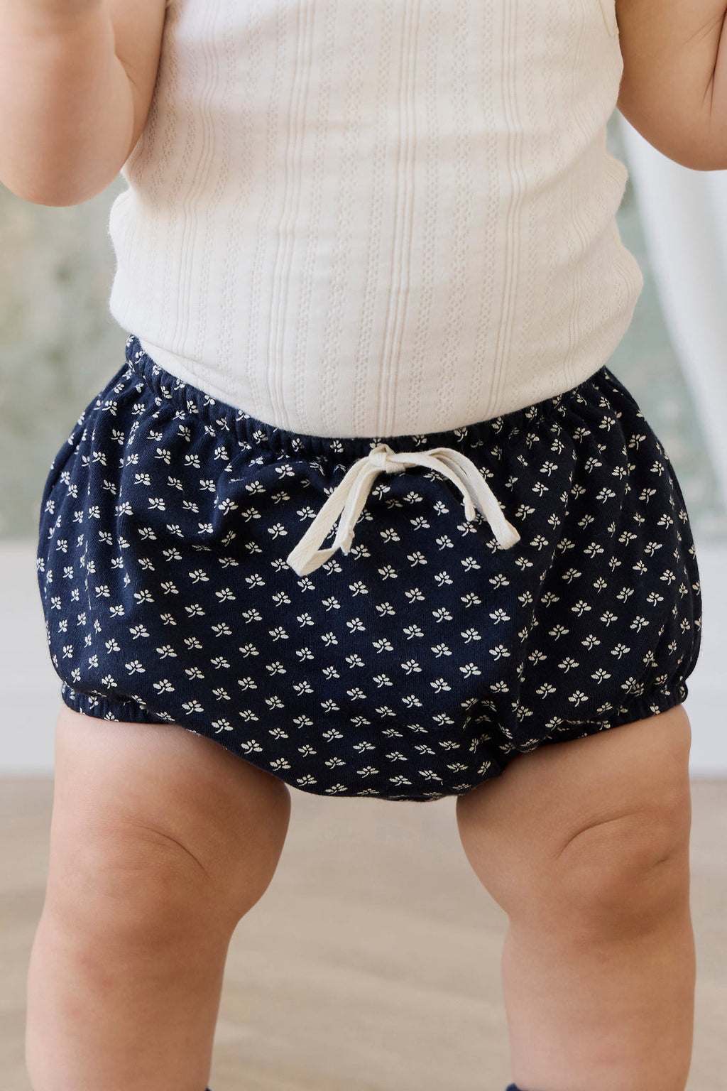 Organic Cotton Classic Bloomer - Lisa Petite Indigo