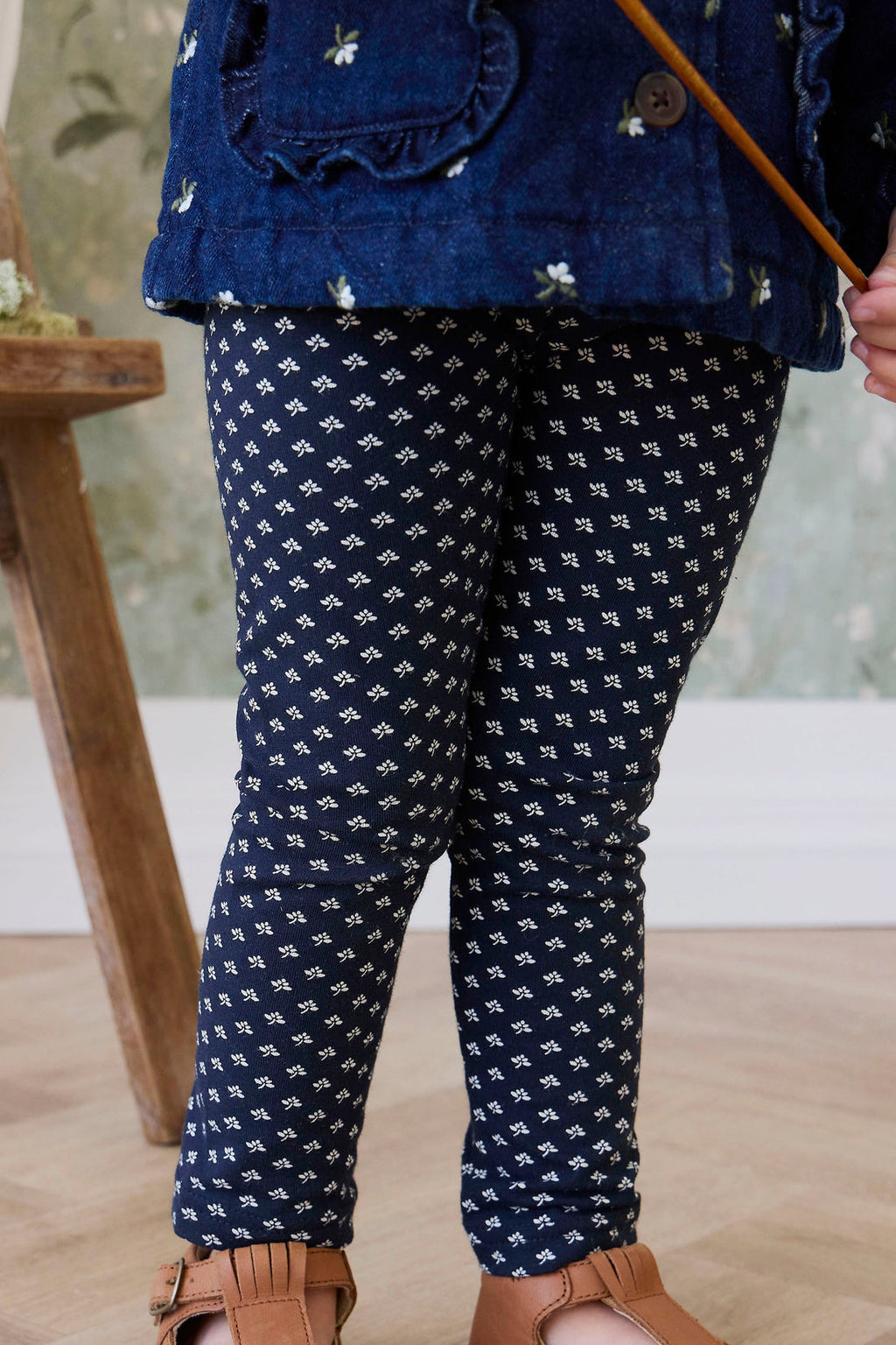 Organic Cotton Everyday Legging - Lisa Petite Indigo