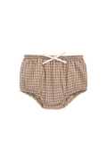 Organic Cotton Gabriel Bloomer - Cabin Check Cocoa