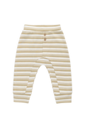 Pima Cotton Wesley Pant - Double Stripe Hay/Cloud