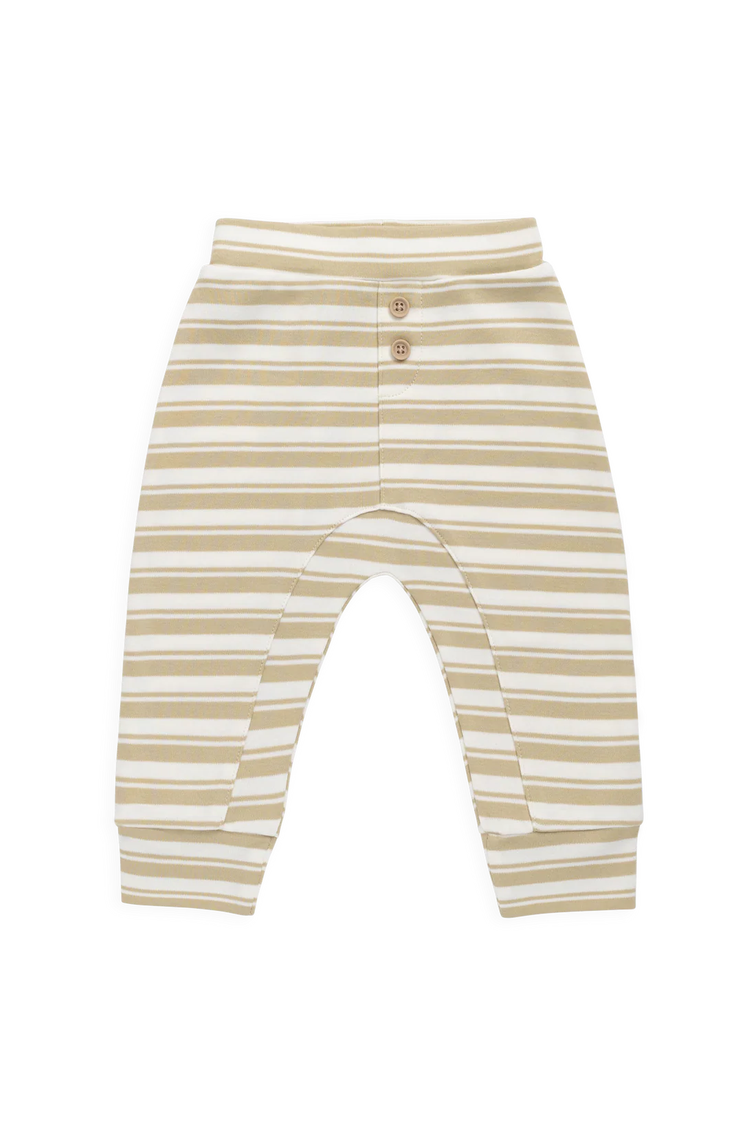 Pima Cotton Wesley Pant - Double Stripe Hay/Cloud