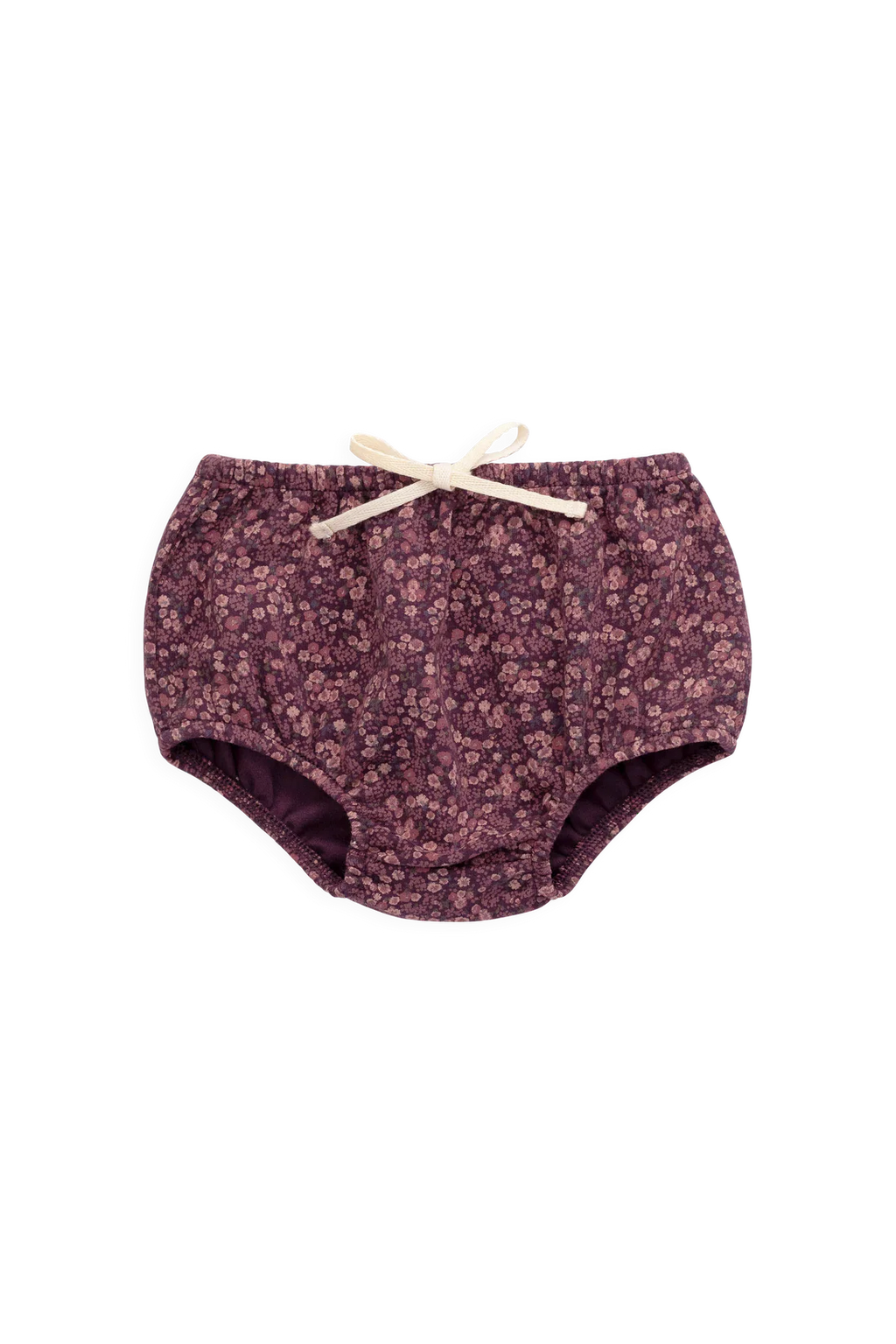 Organic Cotton Classic Bloomer - Fig Floral