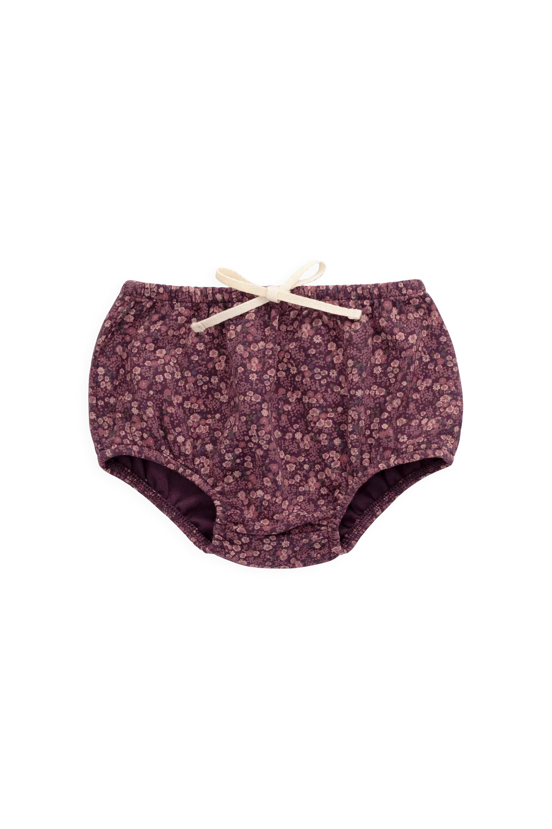 Organic Cotton Classic Bloomer - Fig Floral