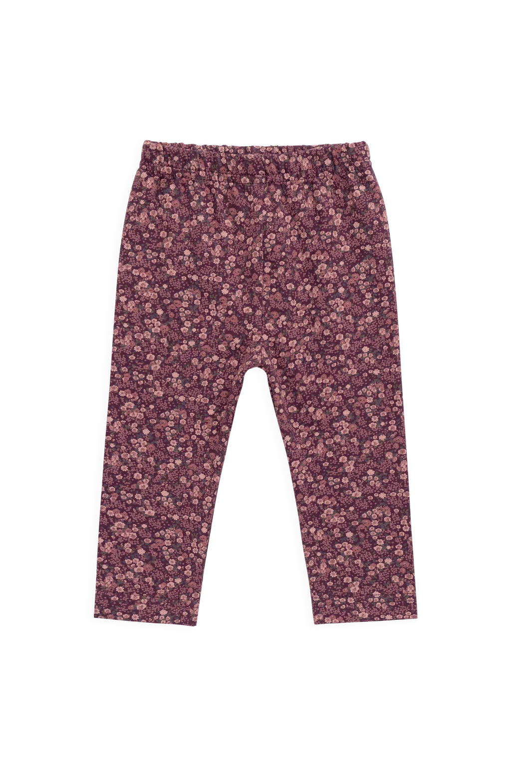 Organic Cotton Everyday Legging - Fig Floral