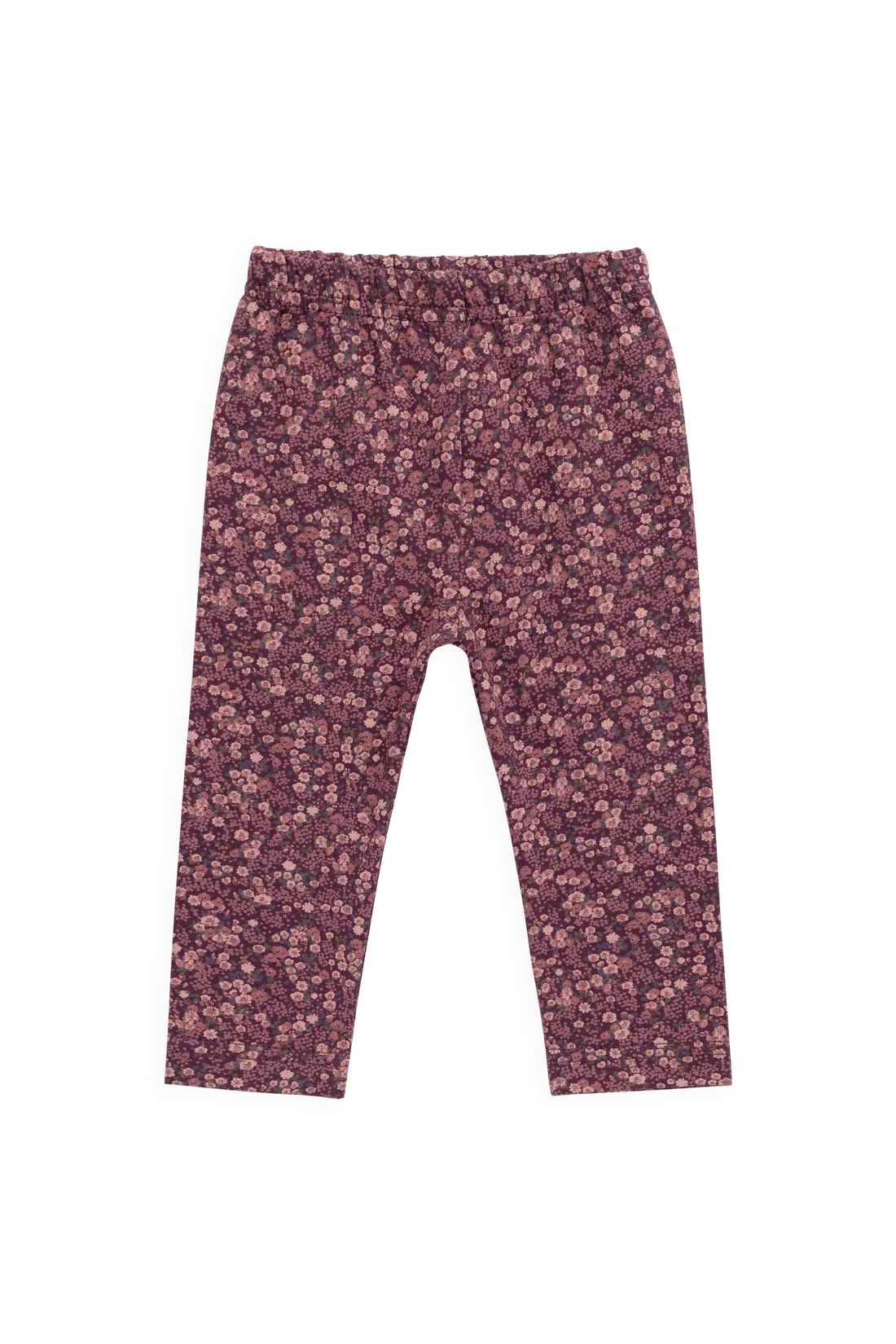 Organic Cotton Everyday Legging - Fig Floral