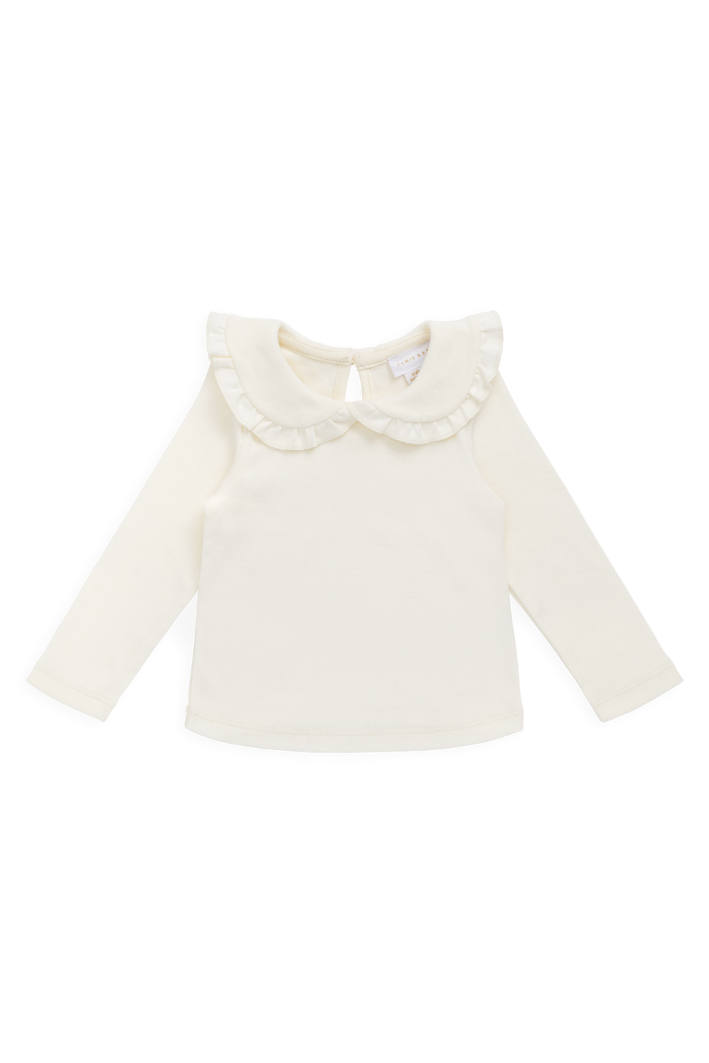 Organic Cotton Rib Adelaide Top - Parchment