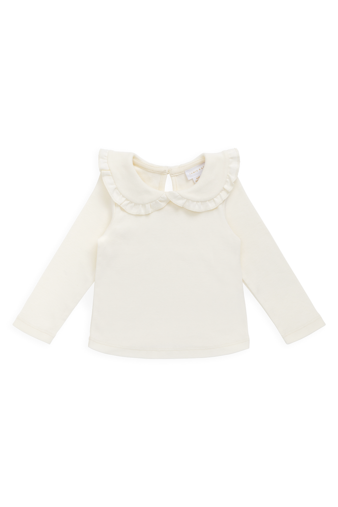Organic Cotton Rib Adelaide Top - Parchment