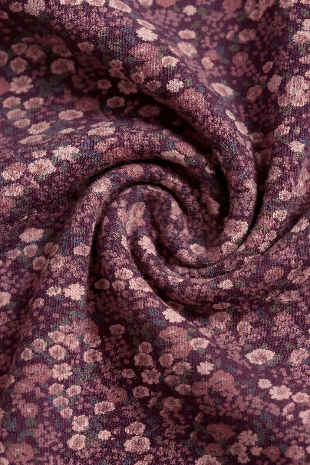 Organic Cotton Clemence Wrap Top - Fig Floral